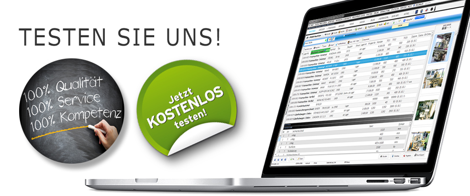 Maschinenverwaltung - kostenlose Testversion Modul MWS